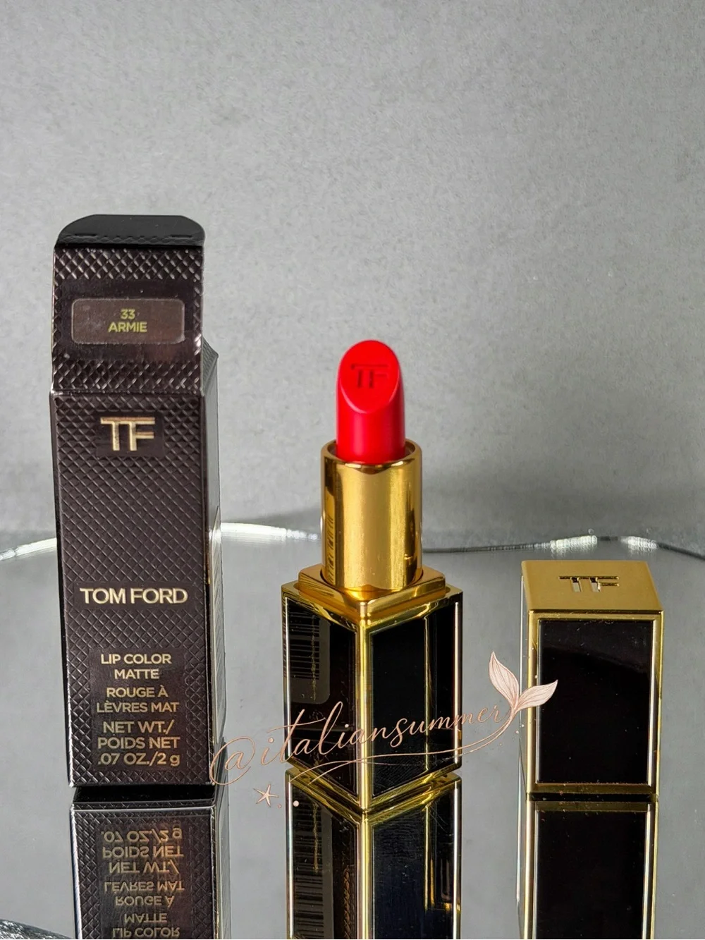 Tom Ford Armie 33 Lipstick Matte Red Lips & Boys Authentic New In Box